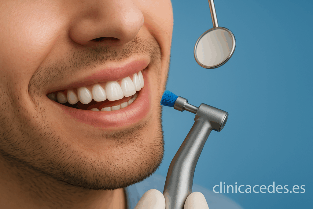 limpieza dental en clinica cedes