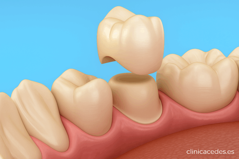 corona dental caida