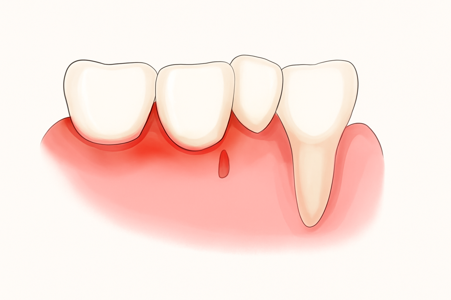 inflamación de la encía